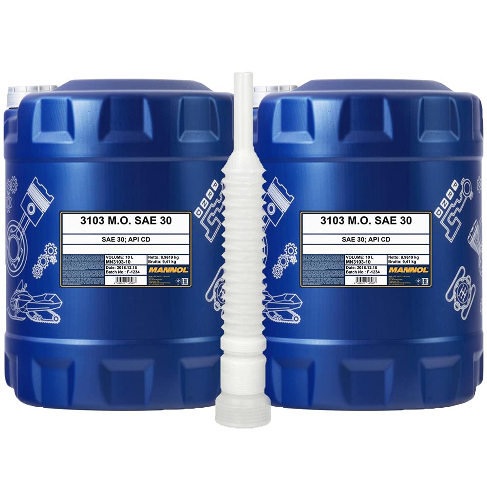 2 x 10L MANNOL M. O. SAE 30 API CD/Diesel-Motoröl