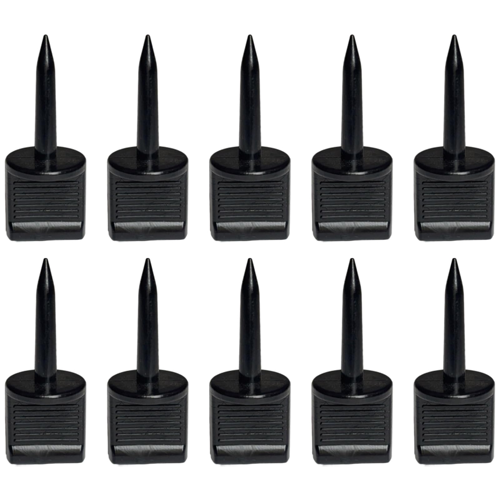 Clous de Cible de Tir à l'arc,Épingles de Visage de Cible Bonne Fixation,Plastiques Allongeant Les Épingles de Papier Réutilisables pour Tir Exercices Compétition(Noir)