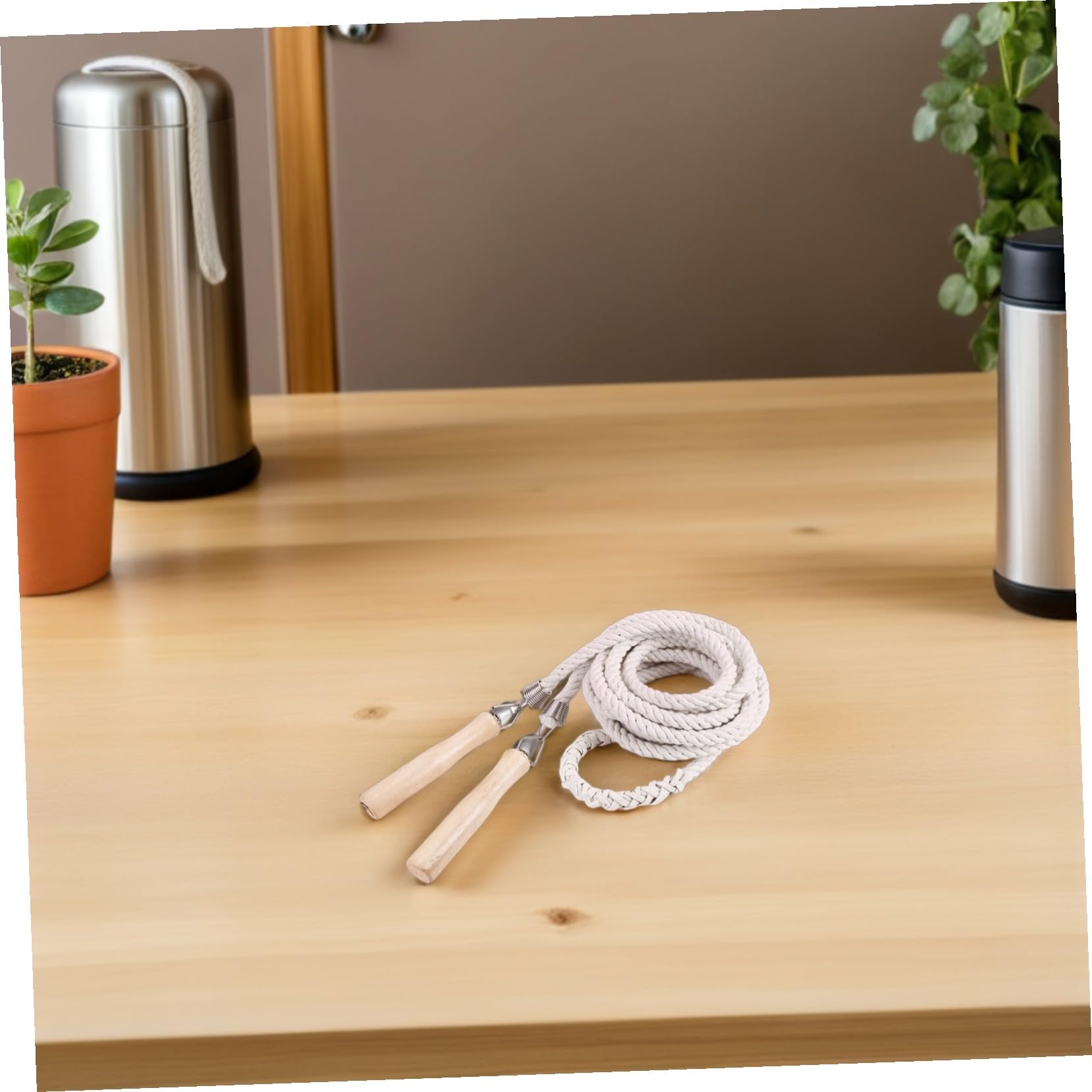 ifundom 2piezas Cuerda Para Saltar Larga Trenzada De Algodón Para Equipo Multijugador Para Actividades Al Aire Fitness y Grupales