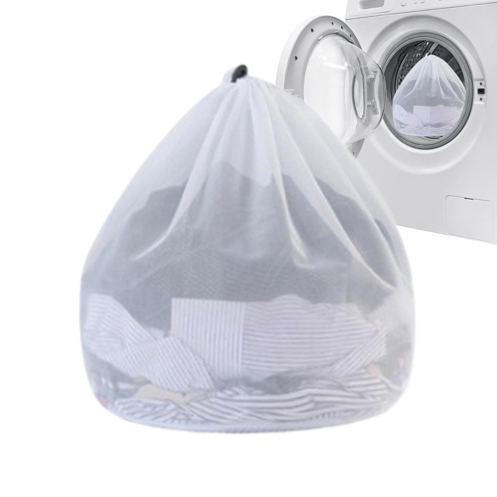 Laundry Sack Mesh - Laundry Bags | Drawstring Laundry Bags, Dirty Clothes Bag, Laundry Wash Bag, Net Bag For Home Dorm Flat Beach,portable Storage Accessories