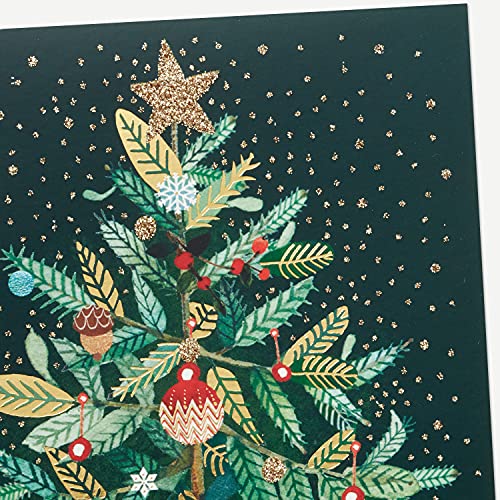 Caixa de cartões de Natal Hallmark UNICEF, 20 designs diferentes, pacote com 20 cartões e 21 envelop