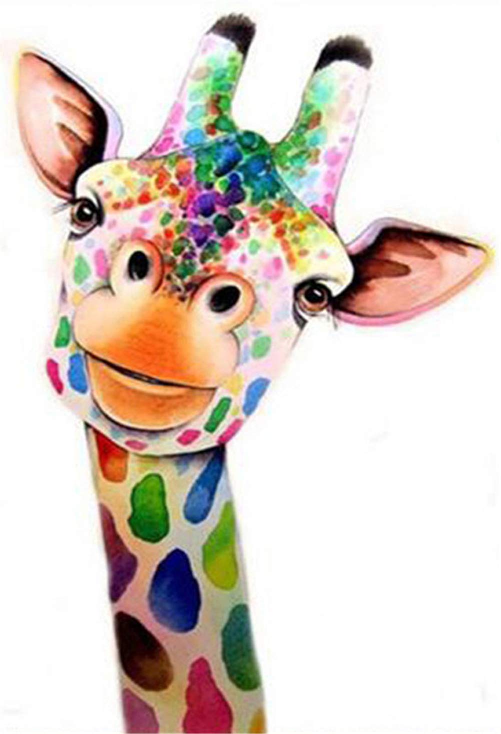 GDYEEH Kit De Peinture Diamant 5D à Faire Soi-même - Girafe