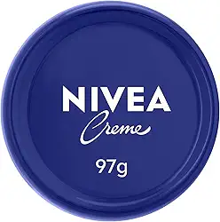 NIVEA Creme Hidratante Lata 97g - Hidratação completa para rosto, corpo e mãos.