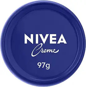 NIVEA Creme Hidratante Lata 97g - Hidratação completa para rosto, corpo e mãos.
