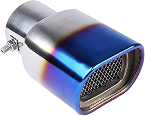 Miniatura 5 de OtpOutopa Tubo de escape de automóvil de acero inoxidable, tubo de escape universal de 2.5 a 3.7 pulgadas, tubo de escape de cola de garganta,
