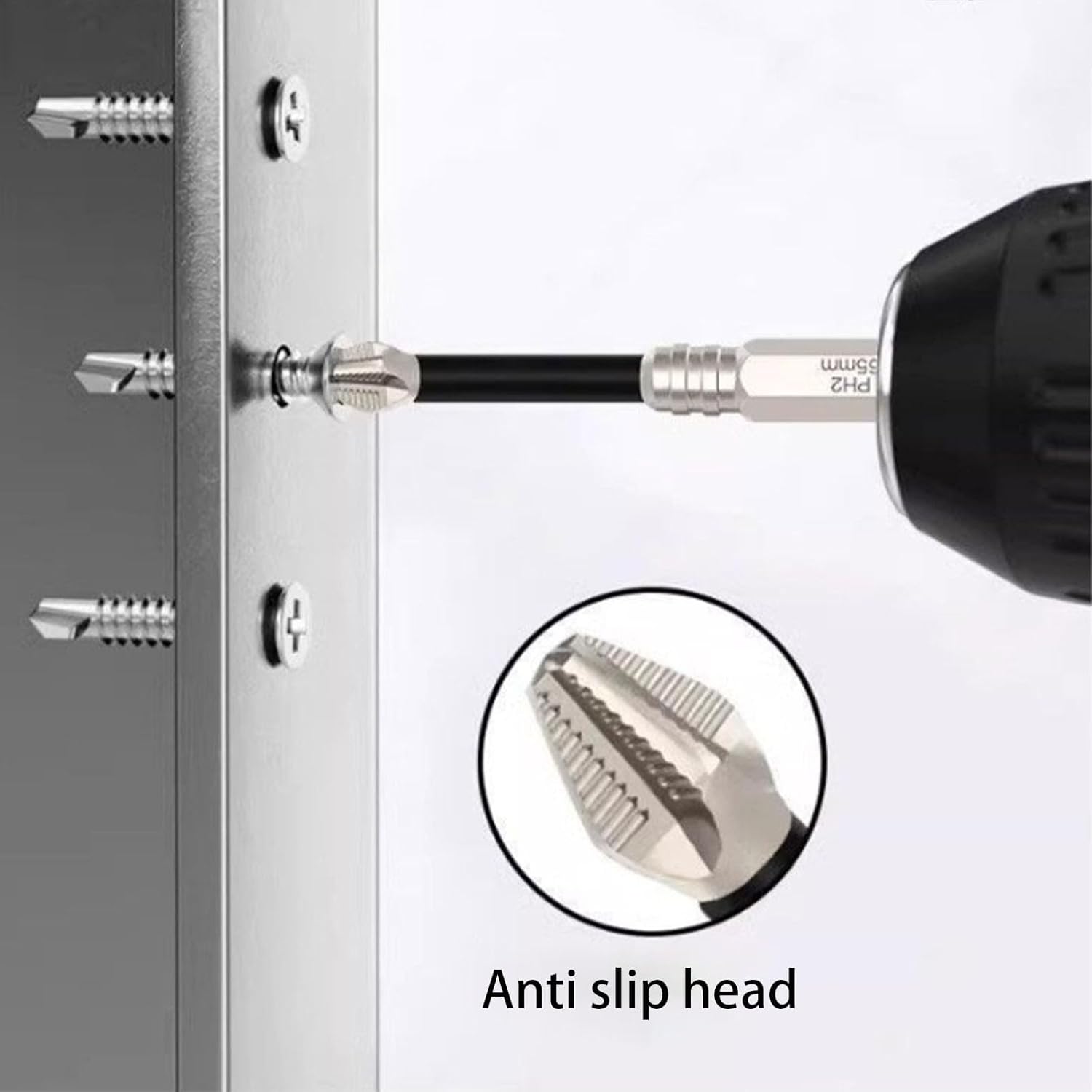 High-Magnetic Screwdriver Drill Bit Set, Anti-Slip Magnetic Electric Screwdriver Set,Strong Magnetic Durability Screwdriver Drill Bit Set, magnetic screwdriver bit set (B)