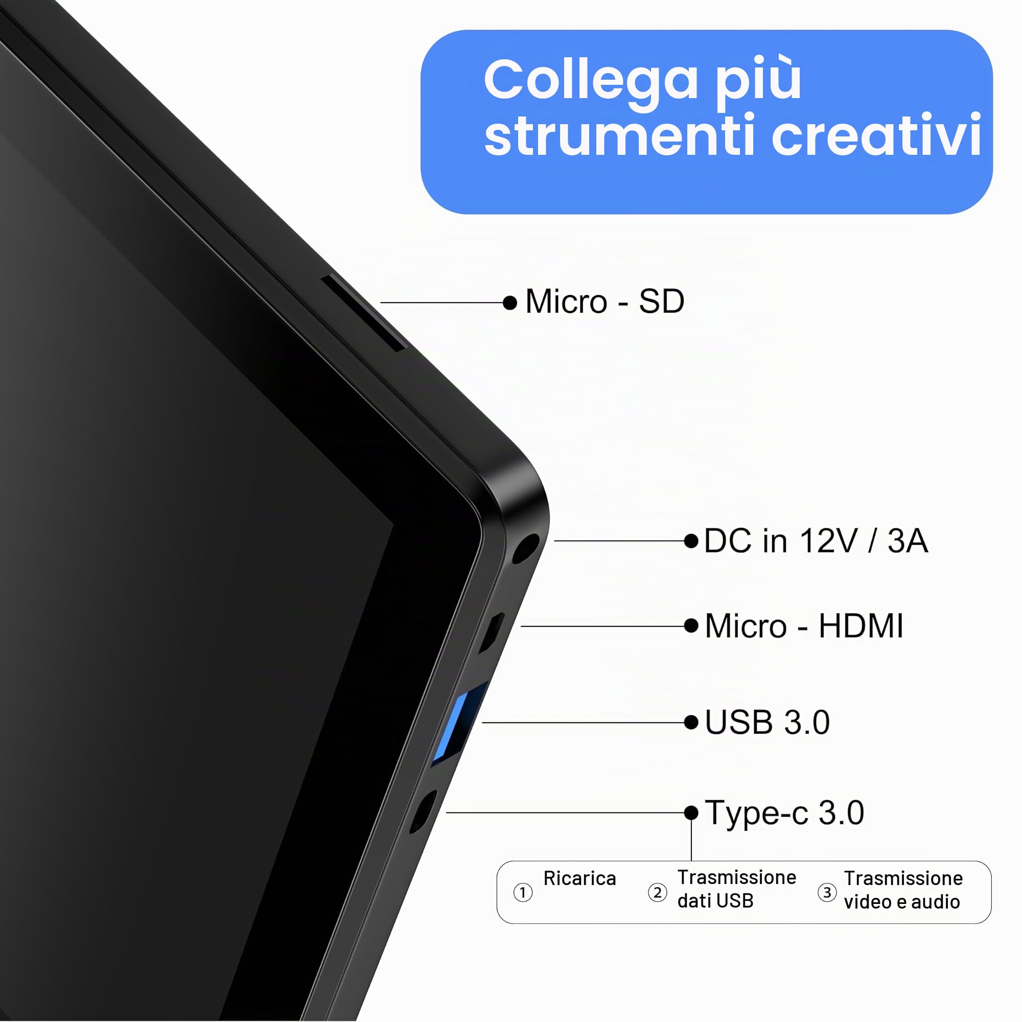 2 en 1 Windows 11 Tablet PC 10.1 pollici IPS 1280 x 800 Celeron N4100 Dual Mode Linked Keyboard 128 G ROM (AZERTY Clavier français)