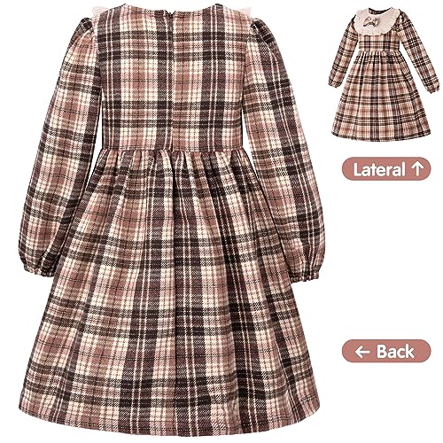 Baby Girl Fall Outfits Long Sleeve Toddler Girl Fall Dress Cotton Clothes Thanksgiving Chirstmas Girls Floral Vintage Dress2