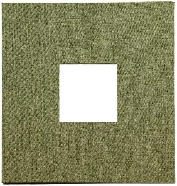 Travel Growth Commemorative Book ﻿ Linen Self Adhesive Laminated Album Album Paste Handmade Stamp Album Applicable to Photos, Receipts, Star Cards, etc(Gray)