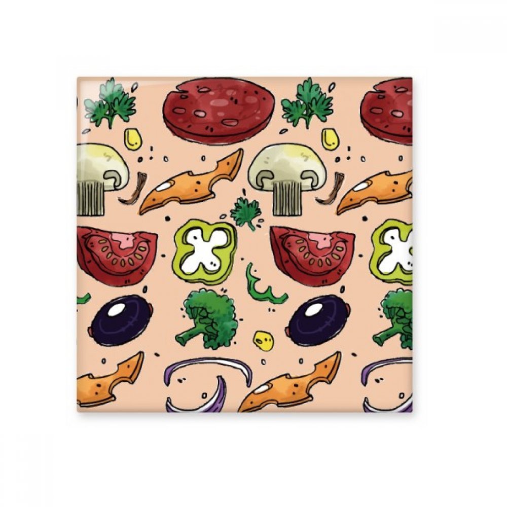 Carrelage céramique pizza et tomate décoratif pour cuisine DIYthinker