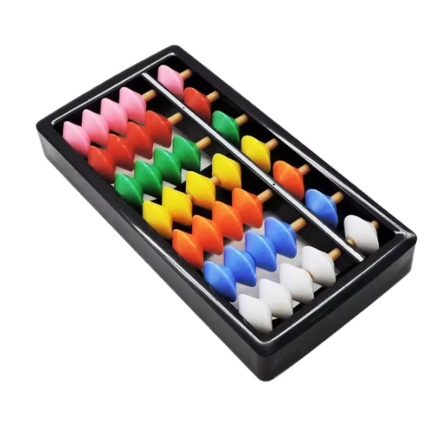 Ábaco Ábaco Práctico For El Aprendizaje De Matemáticas, 5 Cuentas, Apto For Escuelas Y Jardines Infancia Oficina Material