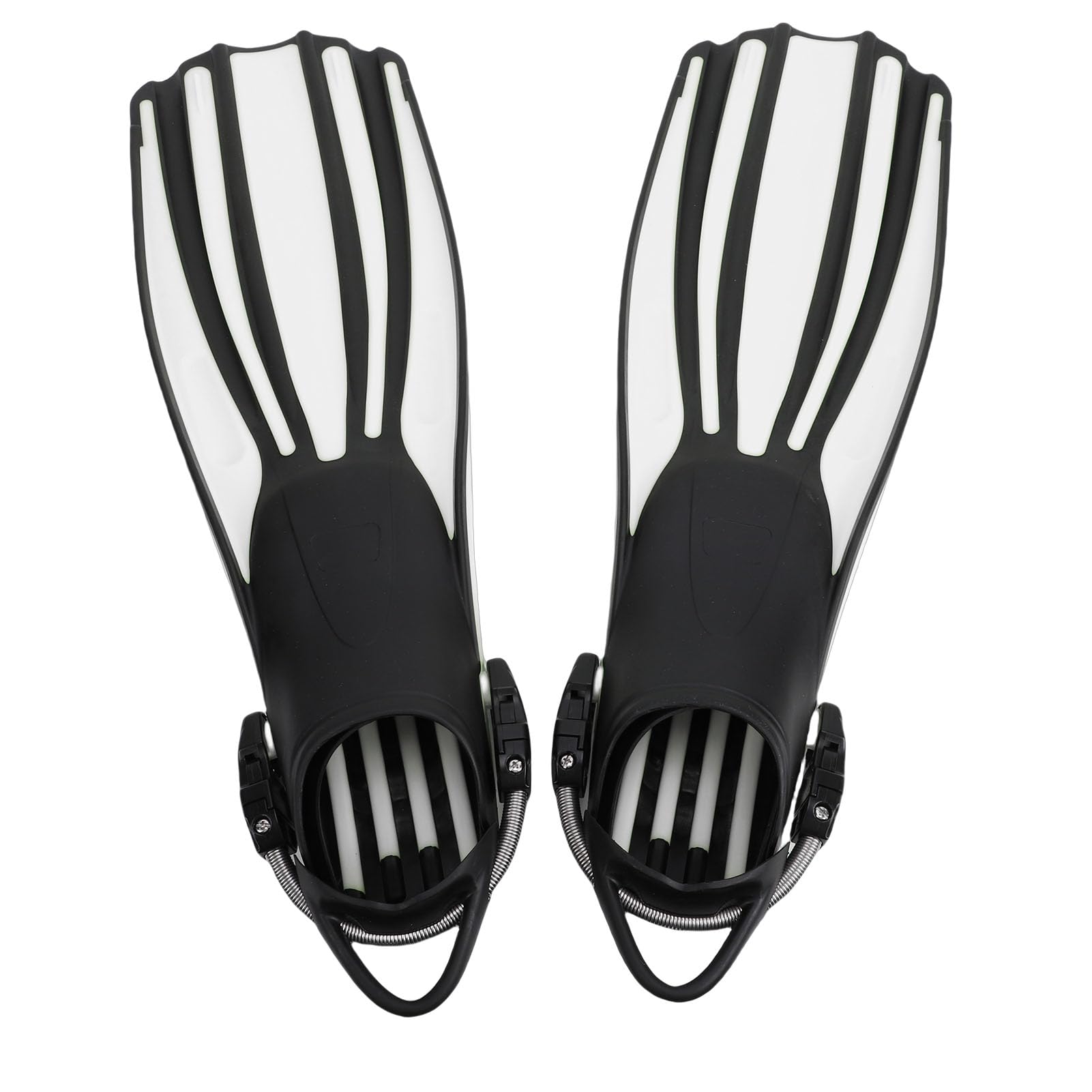 PUSOKEI Aletas de Buceo TPR Premium con Comodidad y Flexibilidad Superiores, Apnea y Surf, 2 Aletas, 2 Correas para , 1 Bolsa de Almacenamiento