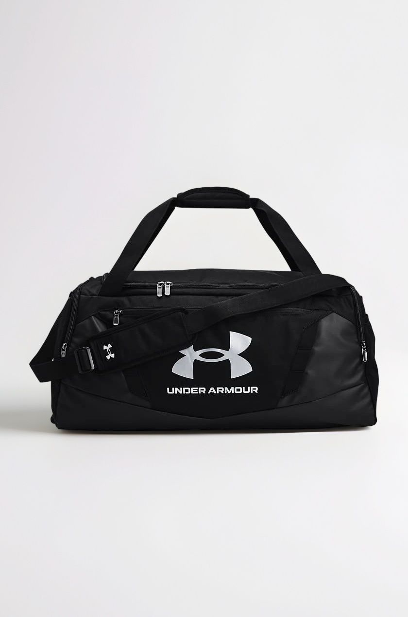 Under Armour Polyester Unisex-Adult Undeniable 5.0 Duffel Bag , Black (001)/Neptune , Small, 26 Cm