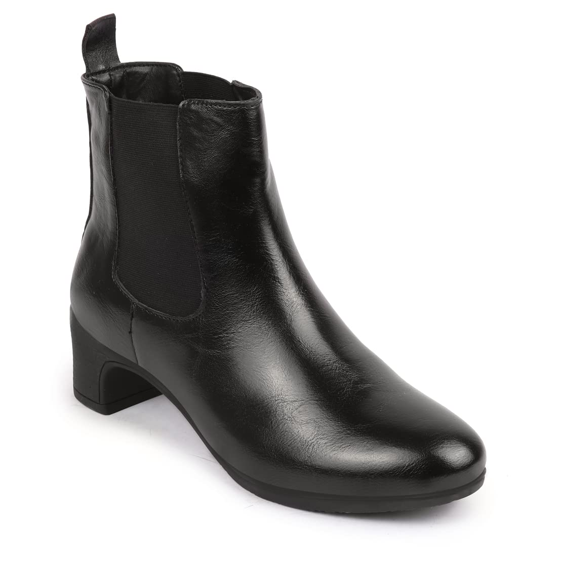 FAUSTO Women Flared Heel Boots - Main Image