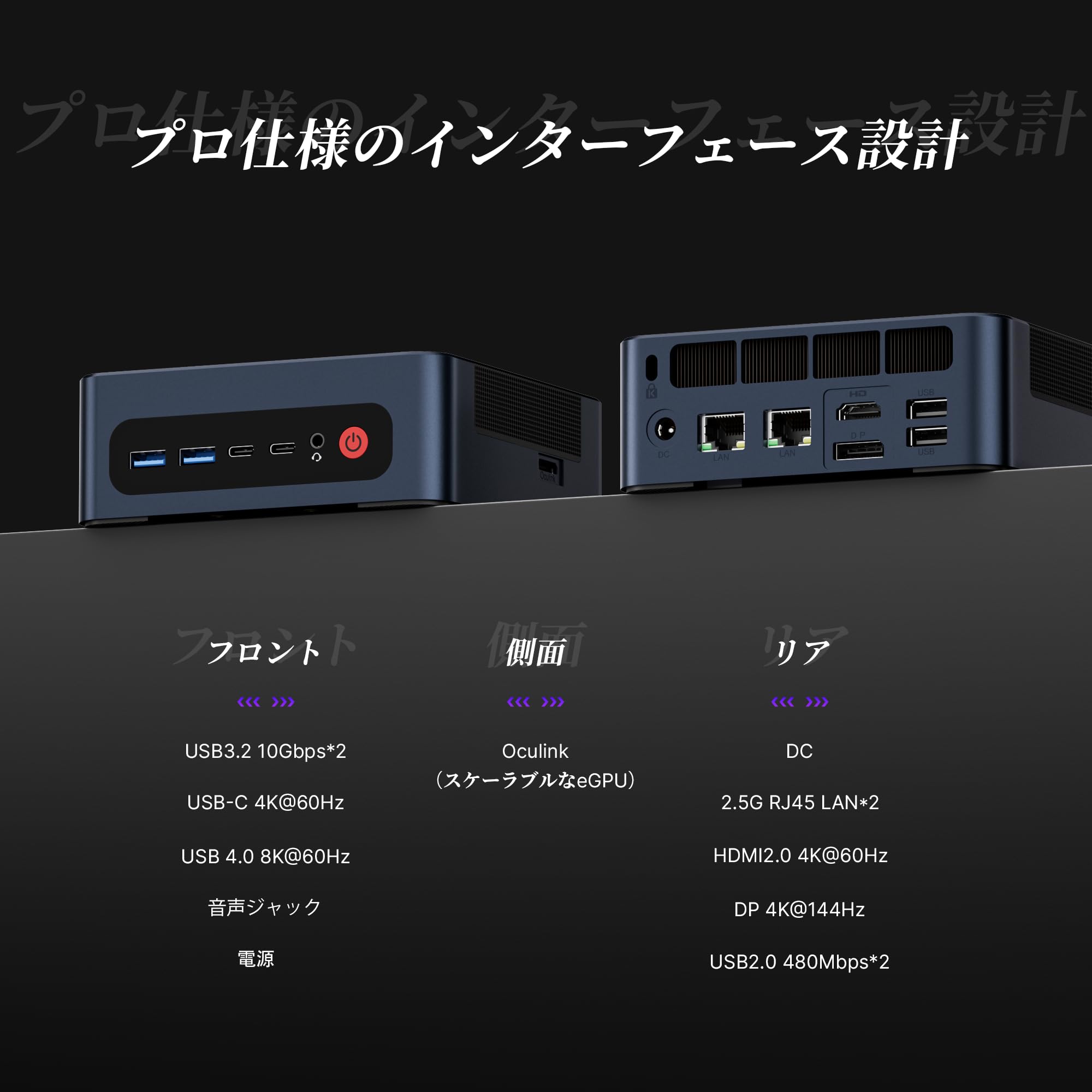 Amazon.co.jp: ミニPC BOSGAME M4 NEO AMD Ryzen 7 7840HS, 32GB RAM