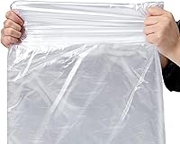 Vista 4 de Keenpioneer Disposable Bun Pan Rack Cover Rolls, 53x 80 Inch, Clear (Case of 50)
