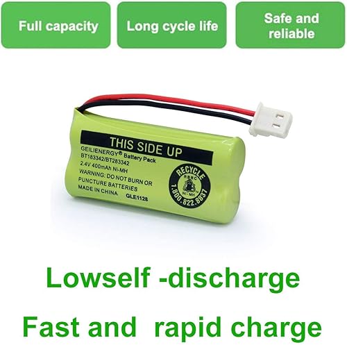 Miniatura 5 de GEILIENERGY Paquete de 2 baterías BT183342 BT283342 BT162342 BT262342 BT166342 BT266342 BT266342 con 8 pilas recargables AA para luces solares