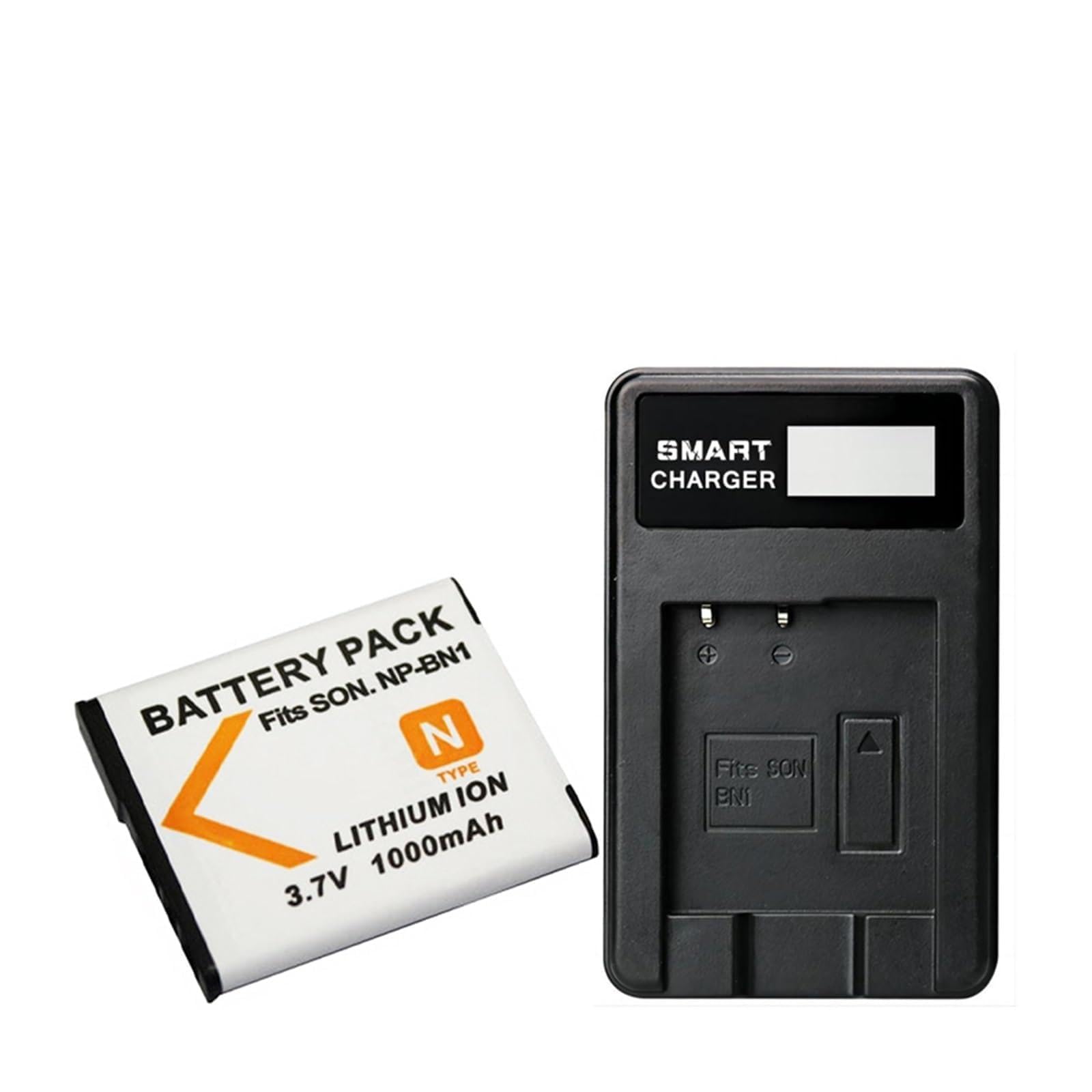 Batterie NP-BN1 3 pièces avec chargeur externe pour appareils Cyber-shot DSC-TF1