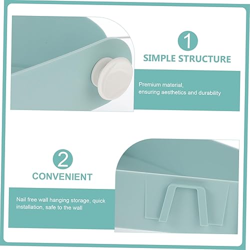 Miniatura 3 de Cabilock Estante de esquina de pared, 1 unidad, marco de esquina triangular sin clavos, accesorios de montaje en pared, soporte de pared,