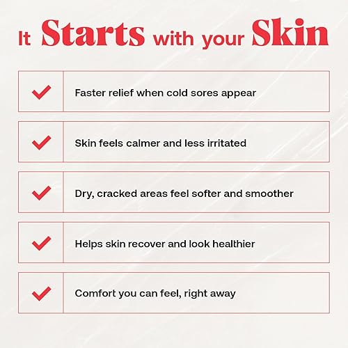 Miniatura 5 de Basic Brands - Ungüento de L-lisina - 0.875 oz - Tratamiento de lisina para herpes labial y alivio de ampollas - Alivia los labios agrietados y la