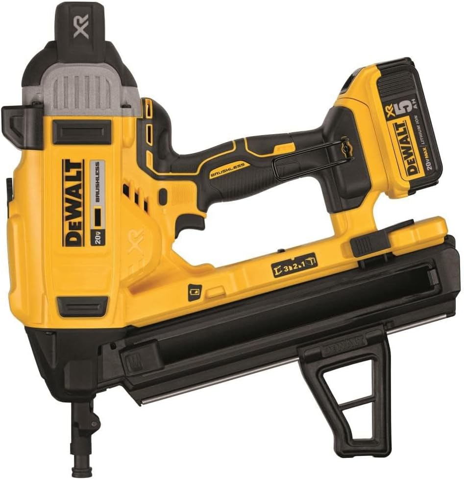 Dewalt 20V Max Cordless Concrete Nailer Kit