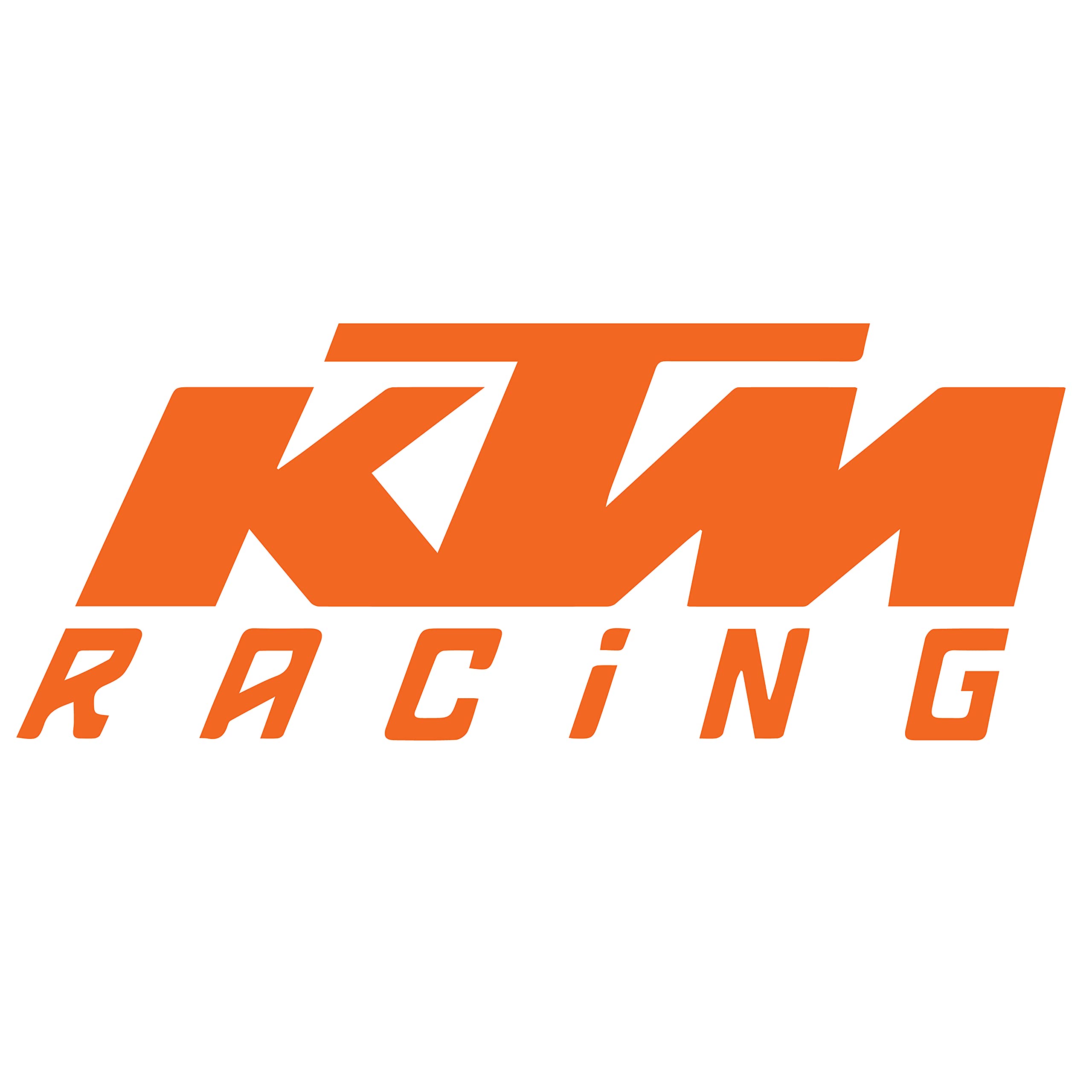 VVWV Helmet Stickers for Bike Riders Helmet Modified Graphics KTM Racing Sticker L x H 12.00 x 5.00 Cm (Pack of 2)