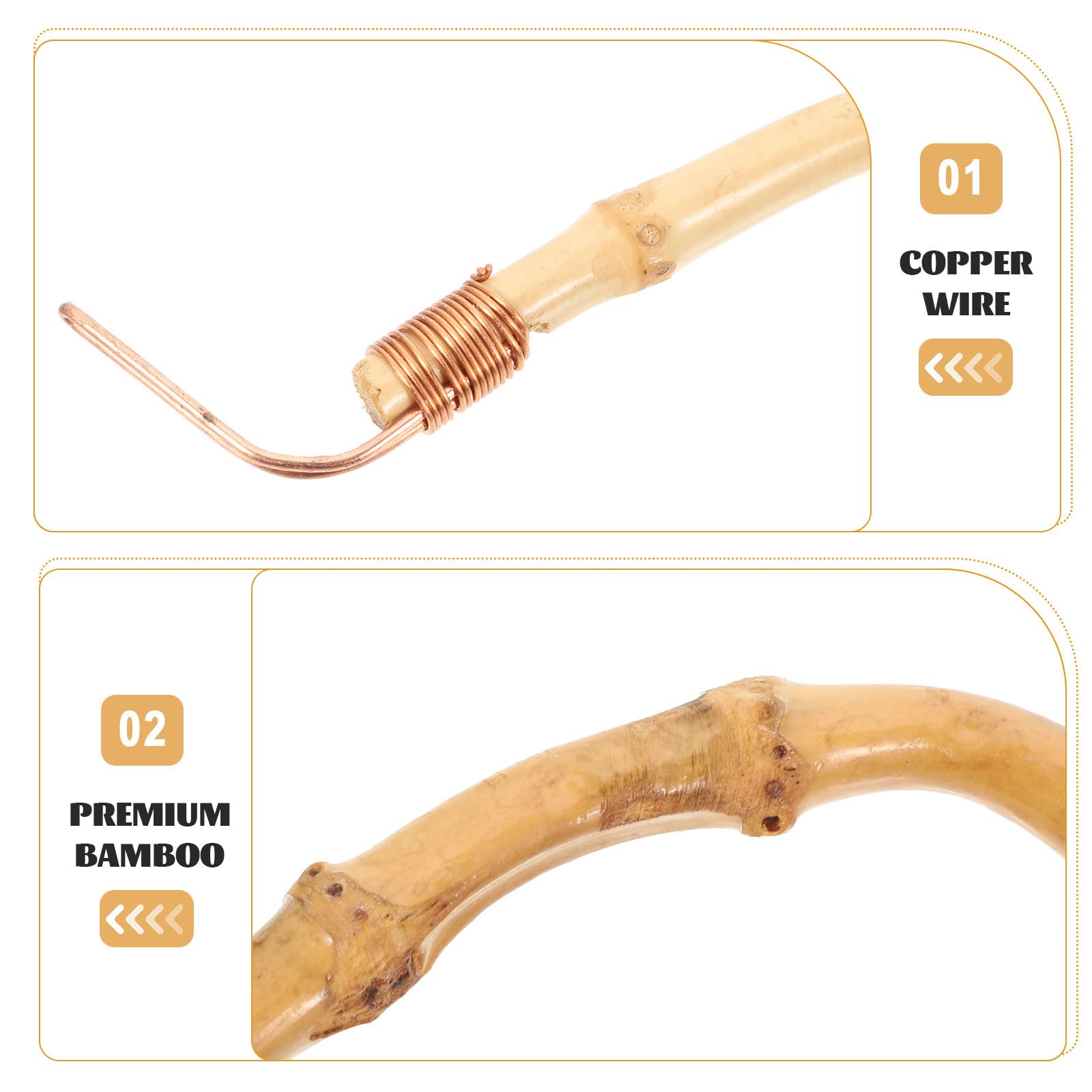 BESPORTBLE Asas Ergonómicas para Tetera 2piezas de Alambre de Cobre Beige, Resistentes al Calor Alta Capacidad de Carga para Utensilios de Cocina Hogar