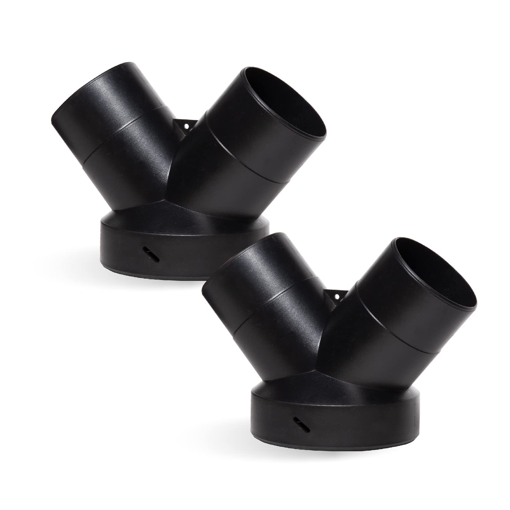 POWERTEC 70189-P2 Colector de polvo Y-Fitting | Reductor de manguera de 6 a 4 pulgadas para sistema de recolección de polvo de carpintería, 2 unidades