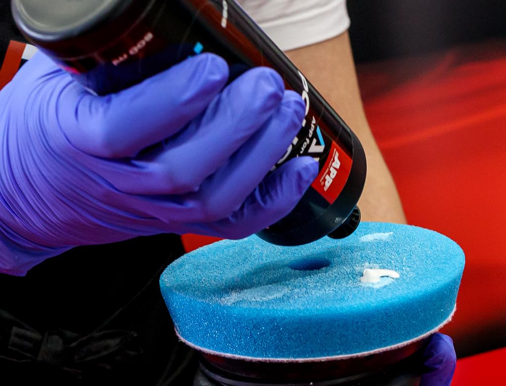 APP for AD POLISH Polierpaste Feinkörnung - Multifunktional | Auto Polish Kratzer | Hoher Schnittgrad und hoher Glanzgrad | 500ml