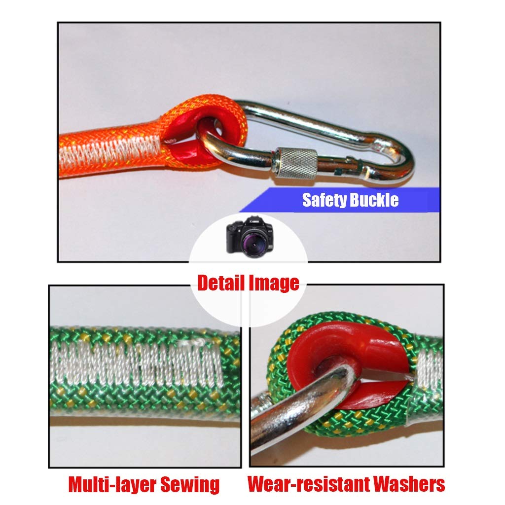 Cuerda de escalada， Espesor 12 Mm, Cuerda De Bloqueo Estático, Línea De Vida De Descenso Colgante, Cuerda De Paracaídas De Escape, Bloqueo De Seguridad, Deporte, Montañismo, Operación A Gran Altitud(G
