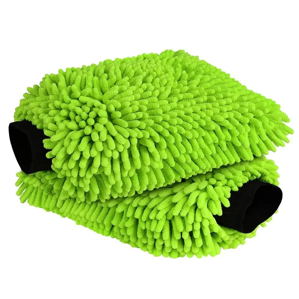 MobFest® Waretproof Highly Absorptive Double Sided Microfiber Chenille Wash Mitt Hand Gloves, Multipurpose Home Car Glass Window Dusting Washing Cleaning Tool, Large Size, 2 Piece (2) (B0C2ZFTK7S) Amazon Price History, Amazon Price Tracker
