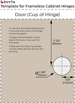Berta 40-Pack Full Overlay Frameless Soft-Close European Hinges, 110 3D Adjustable, Clip-On Concealed Kitchen Cabinet Door Hinges with Screws - Ideal for Modern Cabinets