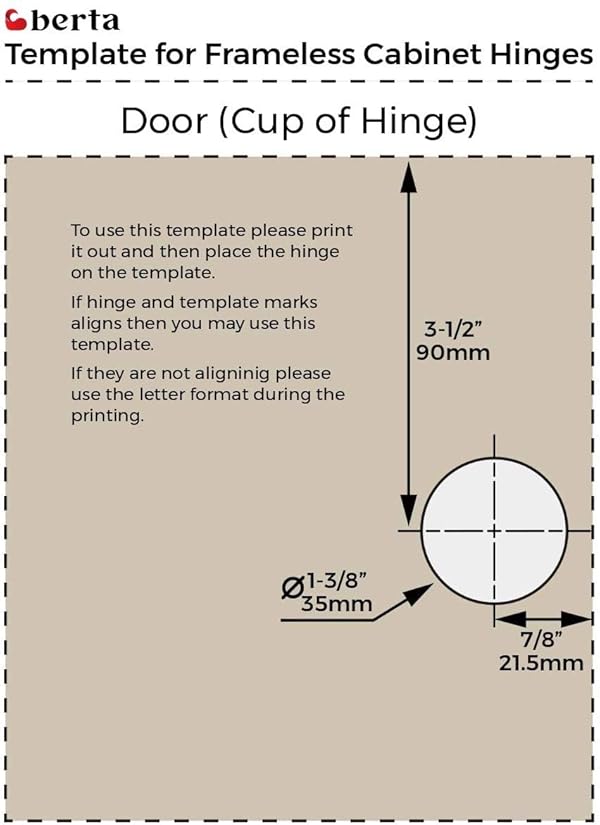 Berta 40-Pack Full Overlay Frameless Soft-Close European Hinges, 110° 3D Adjustable, Clip-On Concealed Kitchen Cabinet Door Hinges with Screws - Ideal for Modern Cabinets by Berta - Image 6