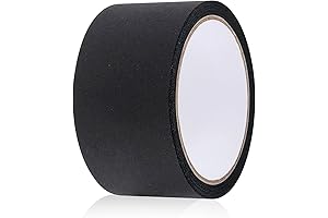 Premium 2-Inch Black Book Tape for Bookbinding, Crafts, and Repairs