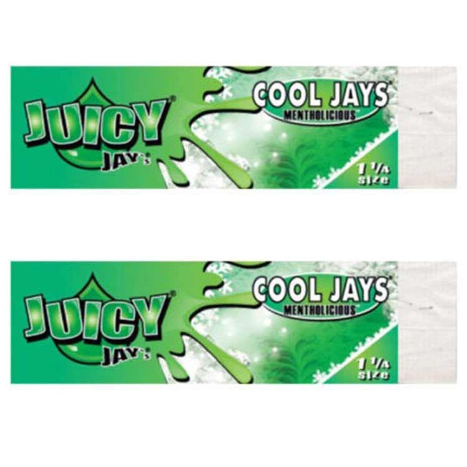 Juicy Jay Cool Jays Menthol Rolling Paper 1/4 - Pack of 2
