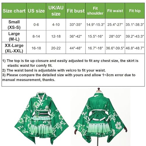 GRACEART Donne Pigiama Accappatoi (Verde)