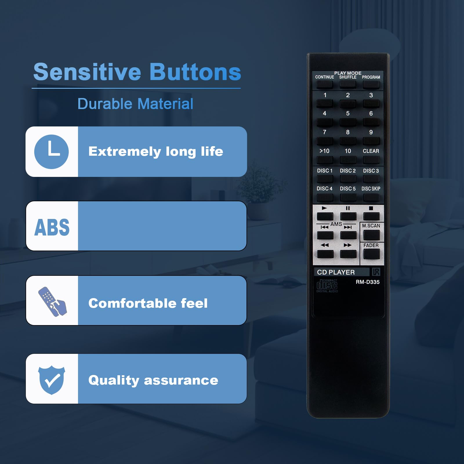 Amazon.com: RM-D335 Replace Remote Controller Compatible with Sony