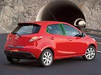 Vista 2 de Rvinyl Rtrim - Calcomanía para poste de pilar compatible con Mazda Mazda2 2011-2014, color negro mate