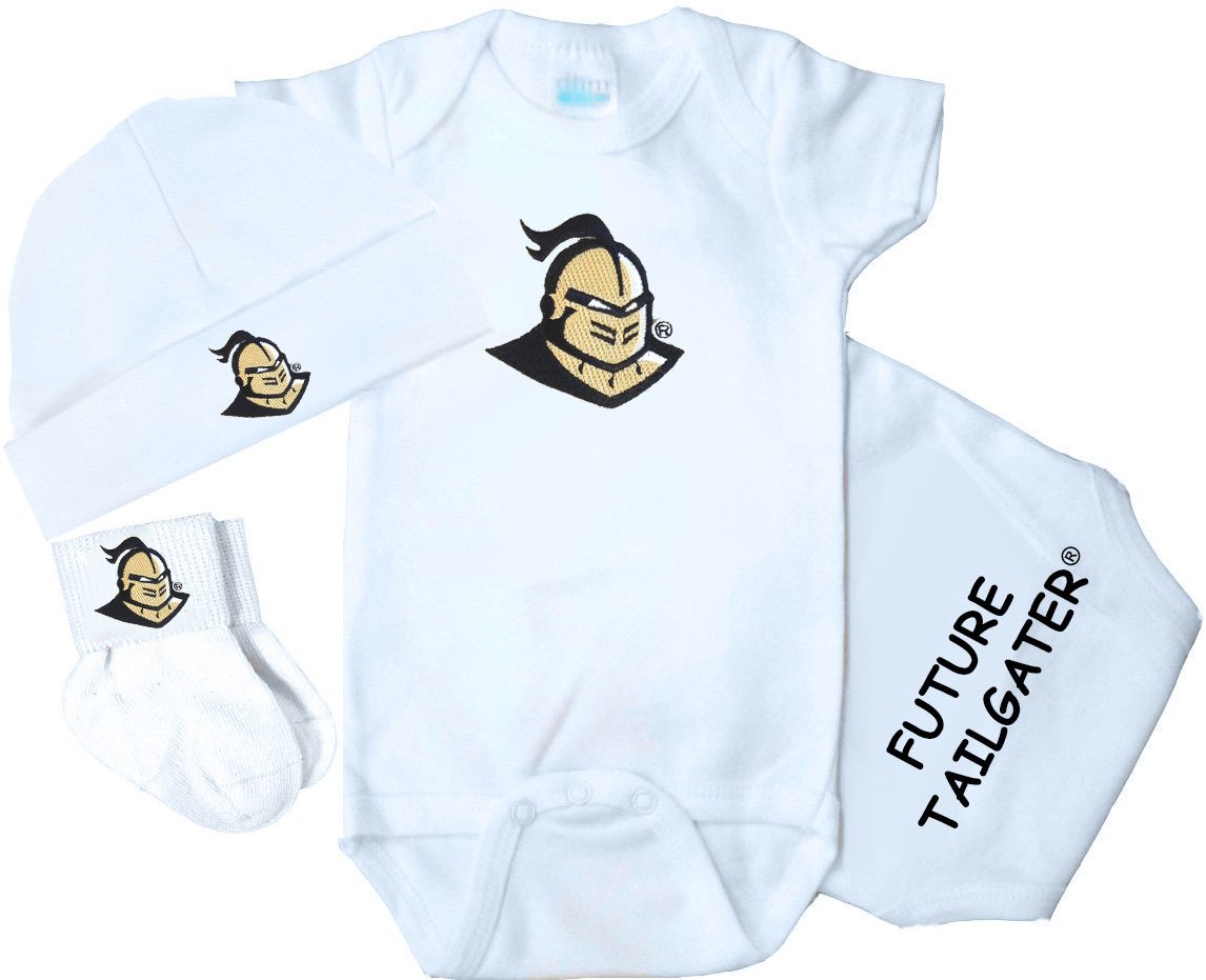 Future Tailgater UCF Central Florida Knights 3 Piece Baby Clothing Set (3-6 months)
