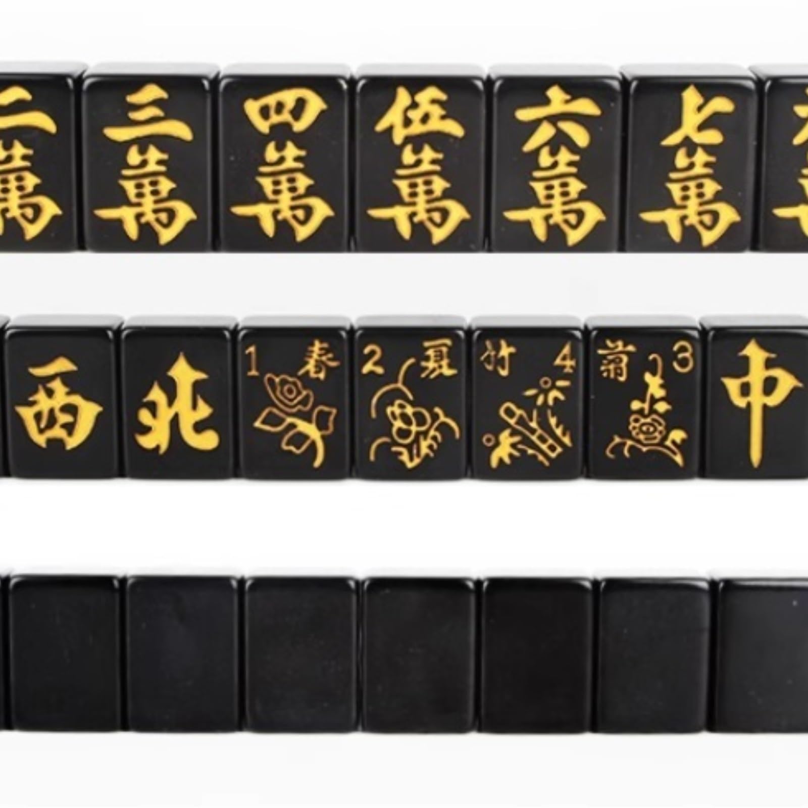 Chinesisches Mahjong 144 Spielsteine ​​Mah Jong Mahjong Set Versammlungs-Partyspiel Traditionelles Spiel for Reiseparty Für Familie Reise Spiel