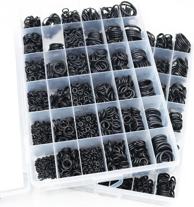 Sealing Washer O-Ring Auto Compressor Rubber Sealant Car Air Condition Accessorie Plumbing Gasket(NBR 200pcs)