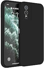 Topme Mobile Phone Case for Vivo Y76 5G (6.58 Inches) Protective Case, Skin Protection, Made of TPU Silicone Case - Black