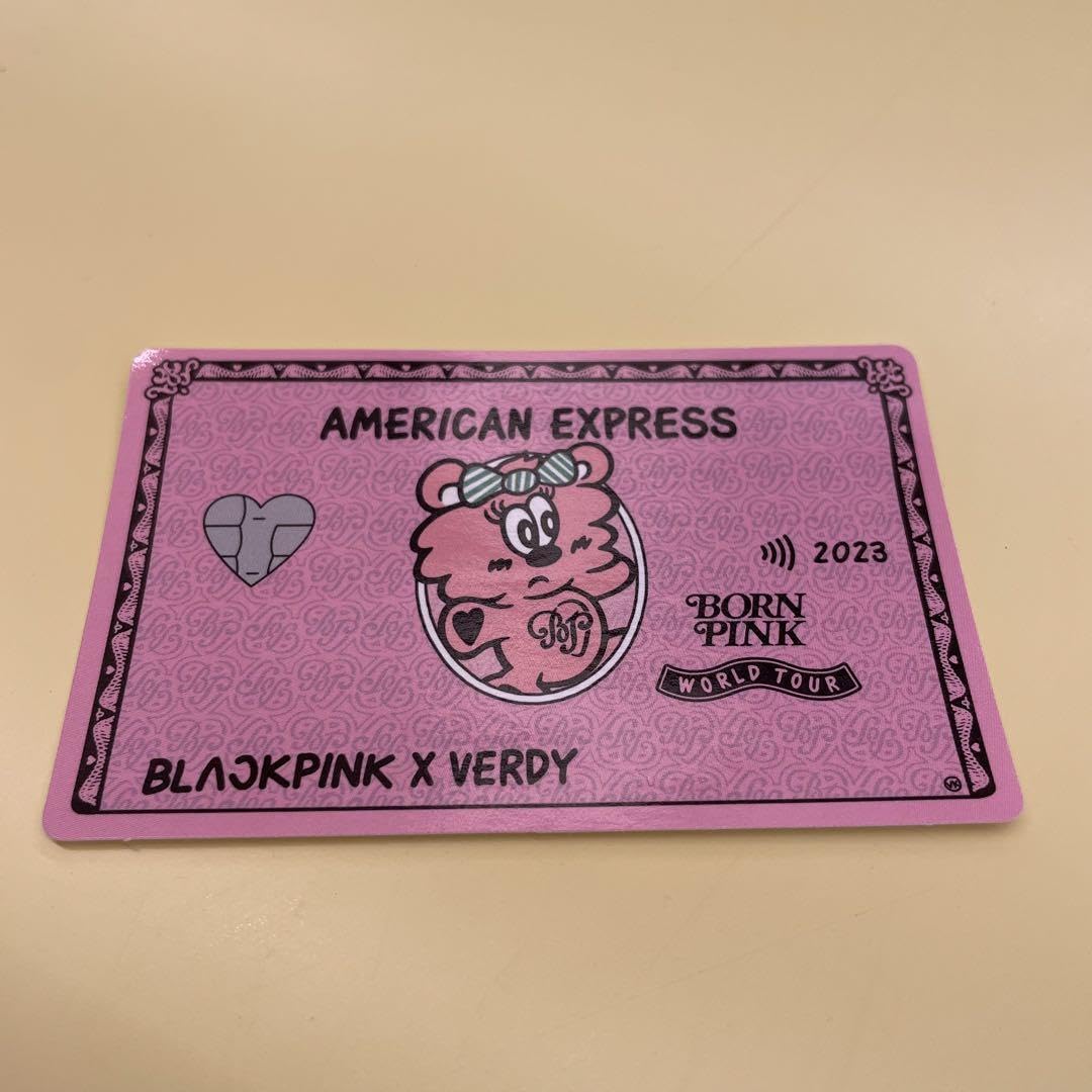 BLACKPINK×VERDY アメックスノベルティステッカー
