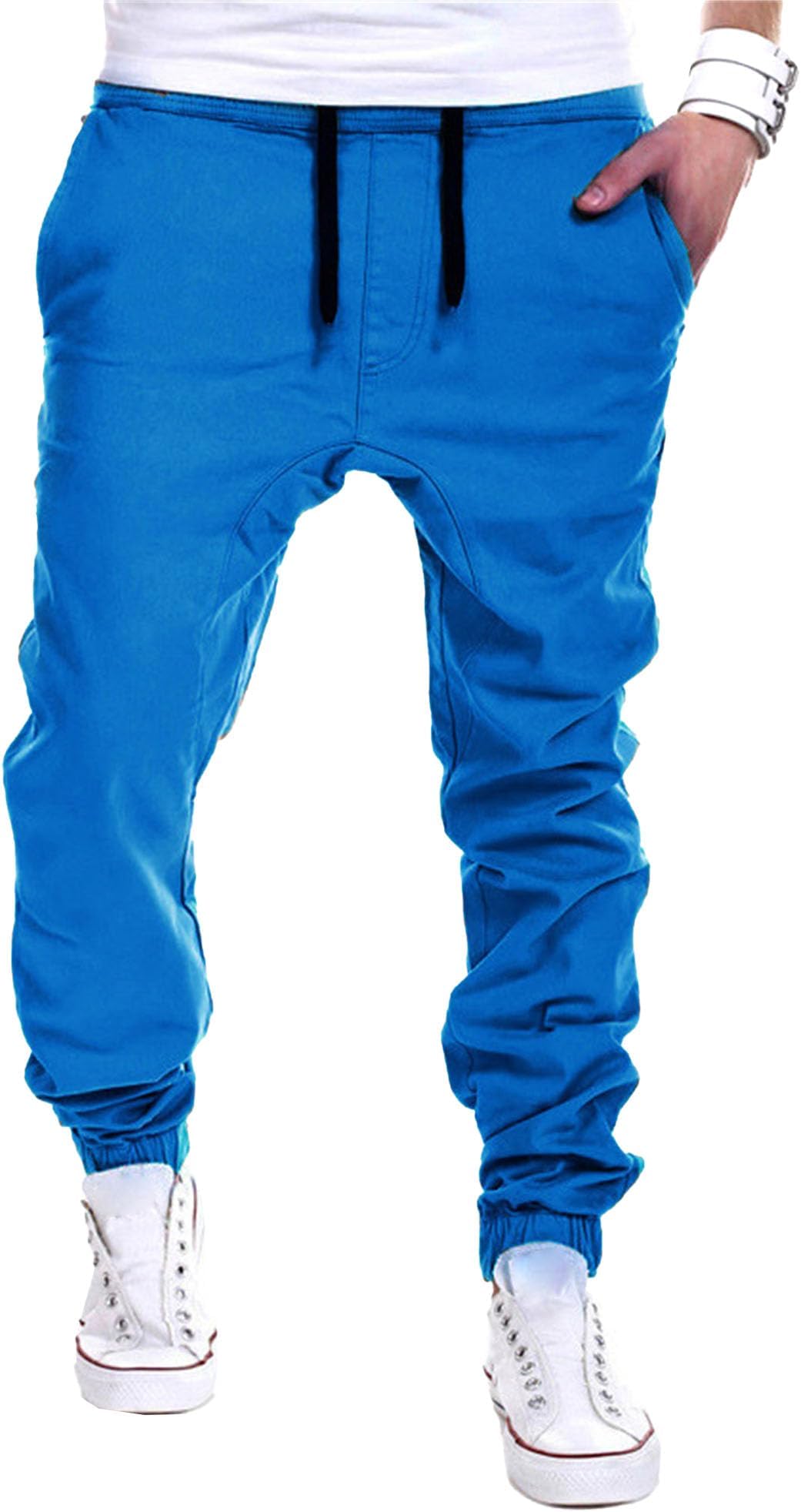 Pantalones De Hombre Joggers for Men Basic Stretch Twill Pants-Reg and Big & Tall Sizes 2025 Summer Trendy Trouser