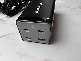 Amazon.com: Aergiatech USB C Power Strip 140W, USB C Charging Station ...