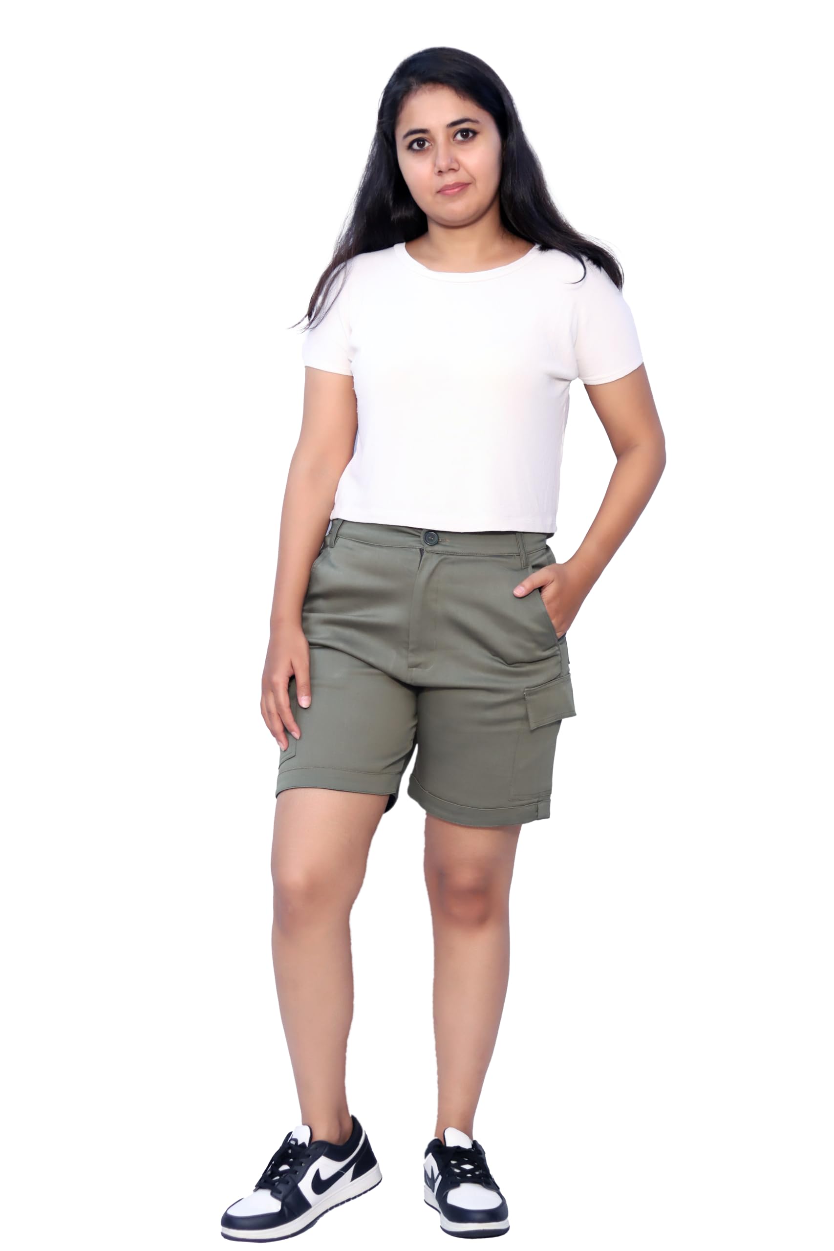 padinam Cargo Shorts for Women-picture-23