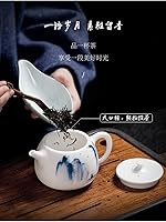 Vista 4 de Tetera pequeña con infusor Teteras para adultos La tetera de oficina Tetera de porcelana Infusor Tetera de la oficina Tetera