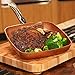 Copper Chef 12 Inch Diamond Fry Pan | Square Frying Pan With Lid | Skillet in Ceramic Non Stick | Perfect Cookware For Sauté And Grill