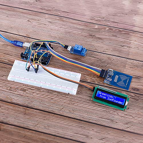 Sunfounder Reader Module Kit Mifare Rc522 Reader Module With S50 White Card And Key Ring Compatible With Arduino Raspberry Pi #TOP6
