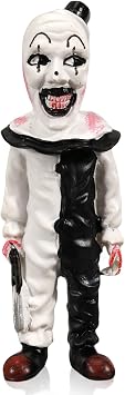 Horror Killer Clown Figure Action Figures, Kill Clown Sculpture Horror Movie Decor, Funny Merch, Halloween Decoration for Indoor Outdoor Home Garden Office